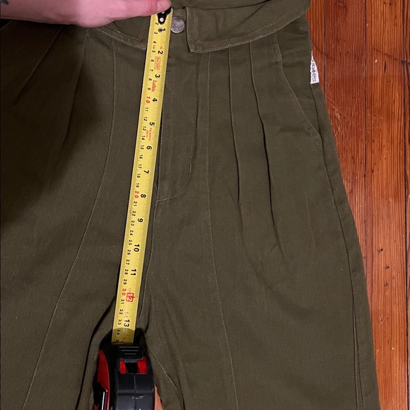 High Rise Cotton Trousers - Picture 7 of 15